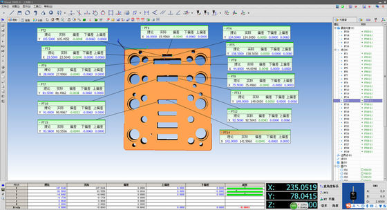 تجهیزات ماشین اندازه گیری مختصات سه بعدی CMM دقت 2.2MPE Um